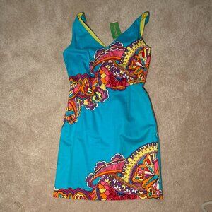 Lilly Pulitzer Kiki Dress Printed Tropical Floral - Size 6/SMALL NWT